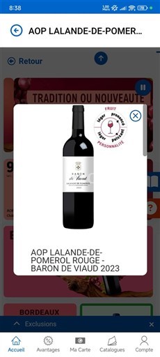 Burdeos Lalande-de-Pomerol Baron de Viaud 2023