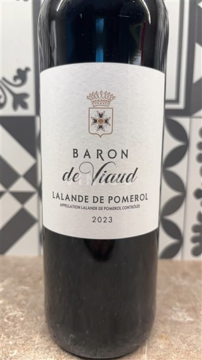 Bordeaux Lalande-de-pomerol Baron de Viaud 2023