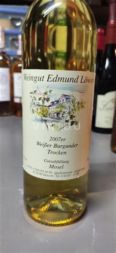 Moezel Niet gespecificeerd Edmund Löwen Weißer Burgunder Trocken 2007