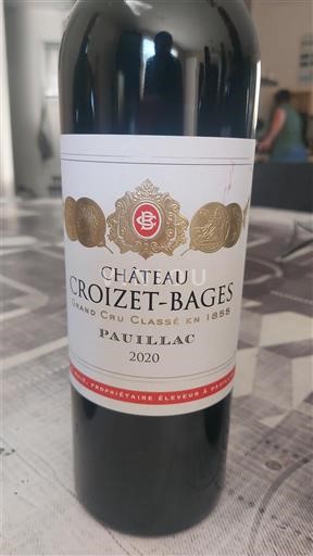 Bordeaux Pauillac Grand Cru Château Croizet-Bages 2020