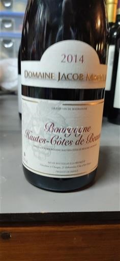 Burgundy Not Specified Domaine Jacob 2014