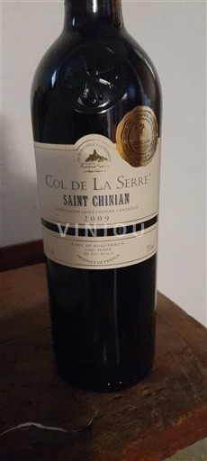 Languedoc Saint-Chinian Col de la Serre 2009