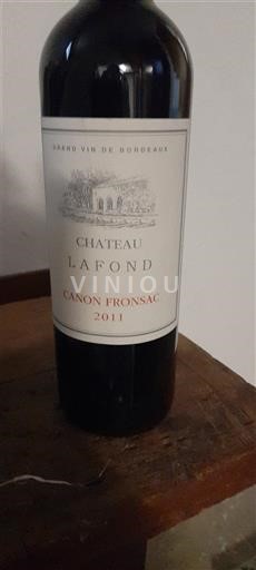 Bordeaux Canon-Fronsac Château Lafond 2011