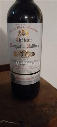 Bordeaux Blaye-côtes-de-bordeaux Château Marquet la Paillerie Vieilles Vignes 2018