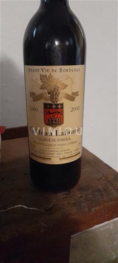 Bordeaux Lalande-de-pomerol Château Lafaurie 2000