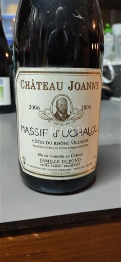 Vallée du Rhône Côtes-du-rhône-villages Château Joanny Massif d'Uchaux 2006