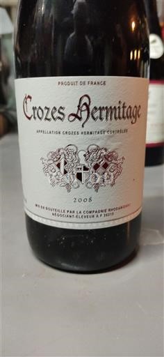 Valle del Rodano Crozes-Hermitage Compagnie Rhodanienne 2008