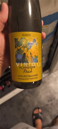 Alsace Domaine Schneider Vendanges Tardives 2017