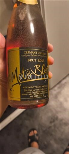 Alsace Crémant d'Alsace Grand Cru Metz Bleger Non-Vintage