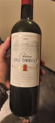 Vin Rouge sec Château Condé Boribeille 2019 France Bordeaux Saint-Estèphe AOC