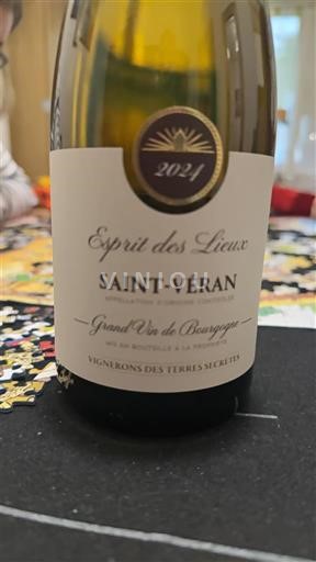 Bourgogne Saint-Véran Vignerons des Terres Secrètes Esprit des Lieux 2024
