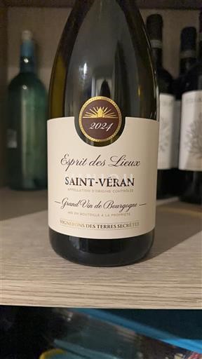 Burgundsko Saint-Véran Vignerons des Terres Secrètes Esprit des Lieux 2024