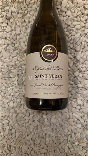 Borgonha Saint-Véran Vignerons des Terres Secrètes Esprit des Lieux 2024
