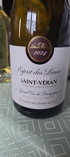 Borgoña Saint-Véran Vignerons des Terres Secrètes Esprit des Lieux 2024