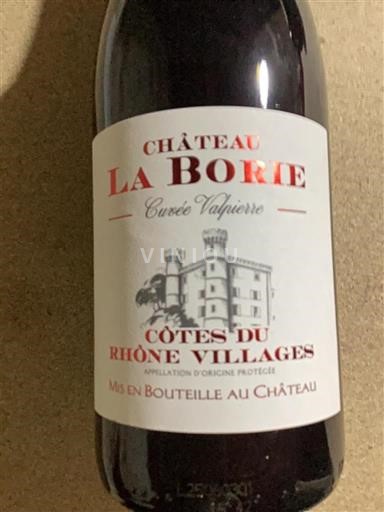 Rhône Valley Côtes du Rhône Villages Château La Borie Vignerie 2024