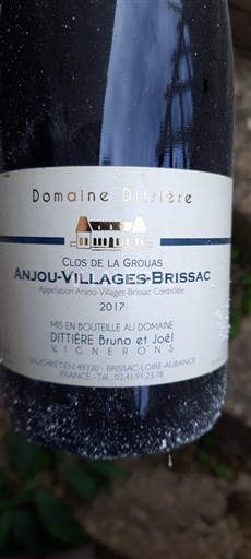Thung lũng sông Loire Anjou Villages Brissac Domaine Dittière Clos de la Grouas 2017