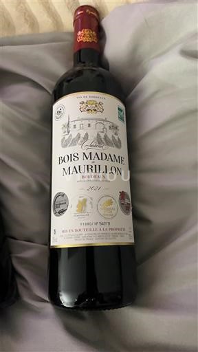 Bordeaux Château Bois Madame Maurillon 2021