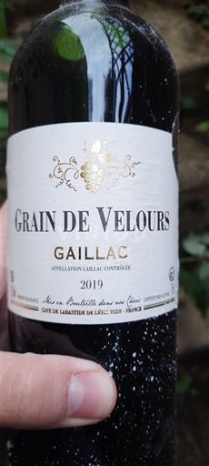 Southwest Gaillac Cave de Labastide Grain de Velours 2019