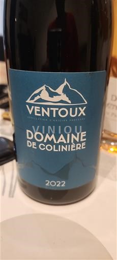 Valle del Rodano Ventoux Domaine Colinière 2022