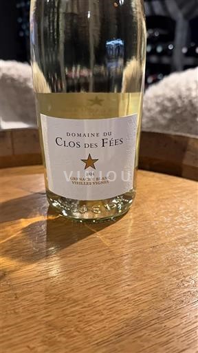 Languedoc ja Roussillon Katalonianrinteet Clos des Fées Grenache Blanc Vieilles Vignes 2024