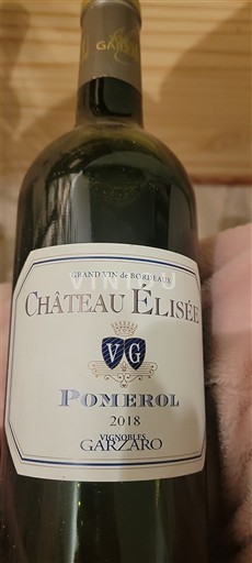 Bordéus Pomerol Château Élisée 2018