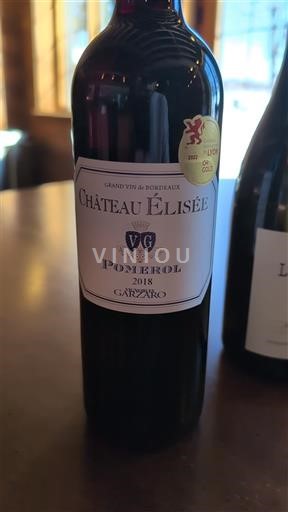 Burdeos Pomerol Château Élisée 2018