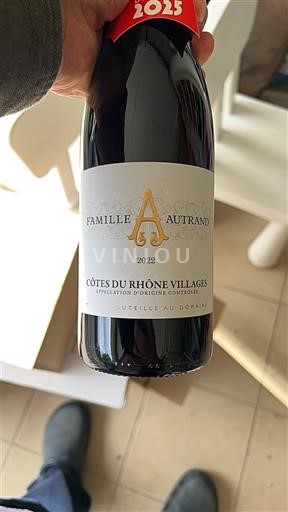 Rona dolina Côtes-du-Rhône-Villages Famille Autrand 2022