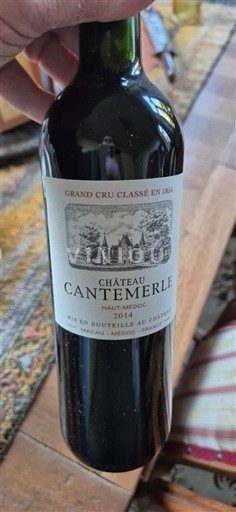 Burdeos Haut-Médoc Grand Cru Château Cantemerle 2014
