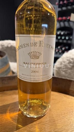 Bordeaux Sauternes Rieussec 2004