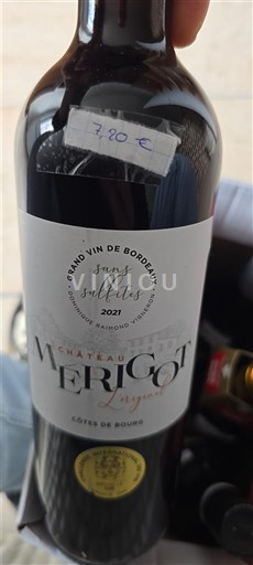 Burdeos Côtes-de-bourg Château Merigot Les Solettes 2021