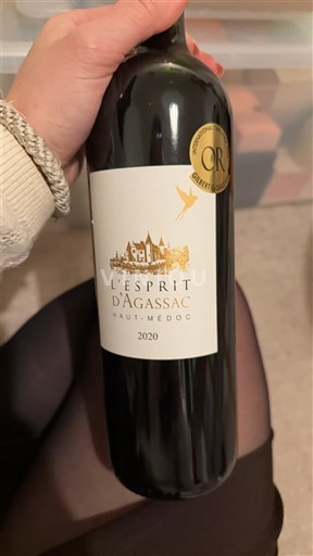 Bordeaux Haut-Médoc Château Agassac L'Esprit d'Agassac 2020
