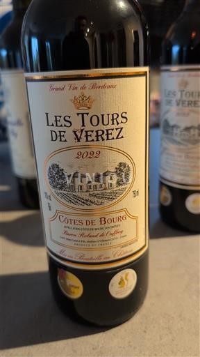 Bordeaux Côtes-de-bourg Les Tours de Verez 2022