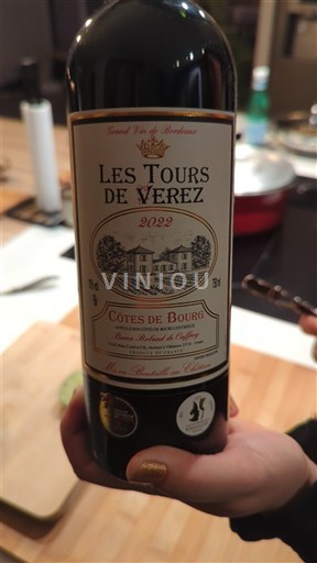 Bordeaux Côtes-de-bourg Les Tours de Verez 2022