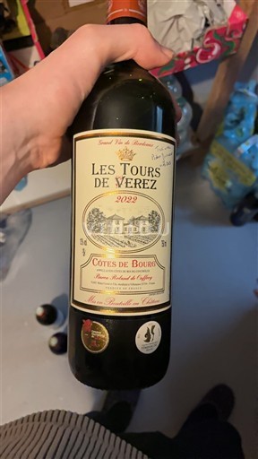 Bordeaux Côtes-de-bourg Les Tours de Verez 2022