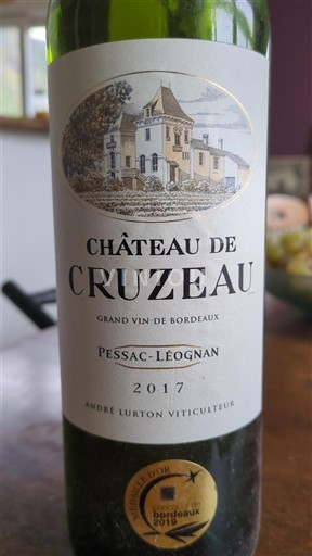 Bordeaux Pessac-Léognan Château Cruzeau 2017
