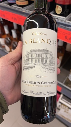 Bordeaux Saint-Émilion Grand Cru Grand Cru Château La Blanque 2021