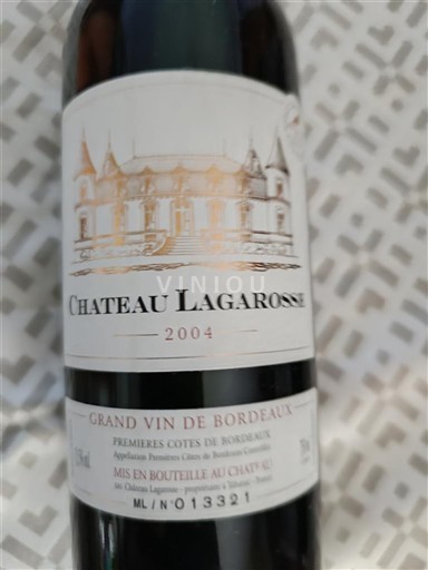 Burdeos Primeras Colinas de Burdeos Château Lagarosse 2004