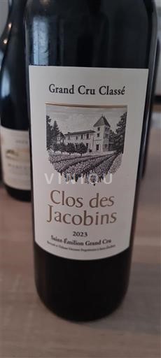 Burdeos Saint-Émilion Gran Cru Grand Cru Clos des Jacobins 2023