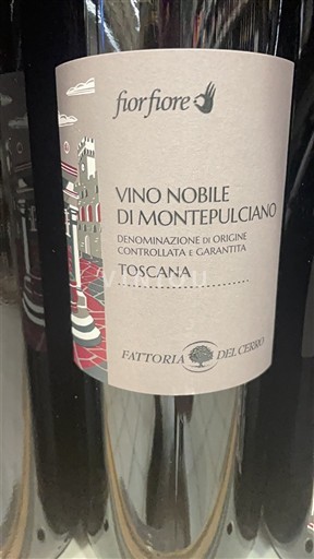 Toscana Vino Nobile di Montepulciano Fattoria del Cerro fior fiore 2021