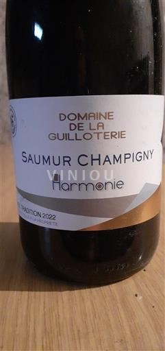 Dolina Loare Saumur-champigny Domaine La Guilloterie Harmonie 2022