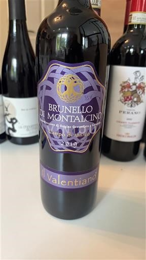Toscana Brunello di Montalcino Il Valentiano Campo di Marzo 2019