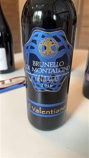 Toscana Brunello di Montalcino Il Valentiano Riserva 2016