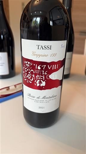 Toscana Rosso de Montalcino Tassi Greppino 193 2021