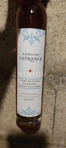 Québec Không được chỉ định Domaine Lafrance Cidre de glace 2019