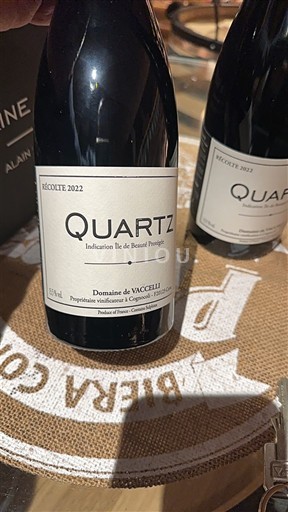 Korsika Kauneuden Saari Domaine Vaccelli Quartz 2022