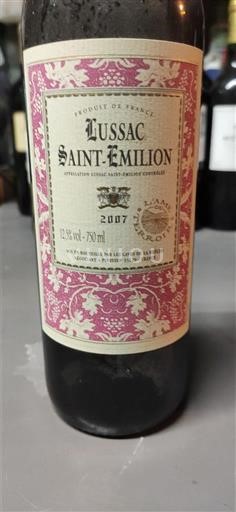 Bordeaux Lussac-saint-émilion L'Ame du Terroir 2007