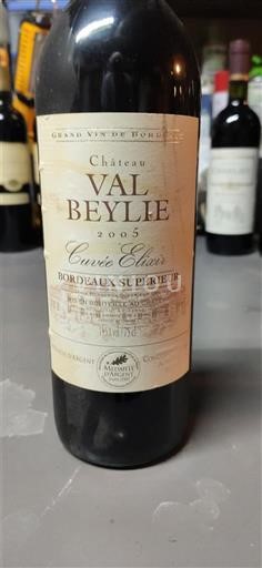 Bordeaux Bordeaux Supérieur Château Val Beylie Elisée 2005