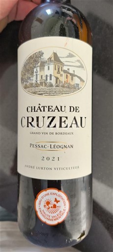 Bordeaux Château Cruzeau 2021