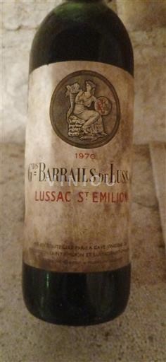 Bordeaux Lussac-saint-émilion Château Des Barraills de Lussac 1970