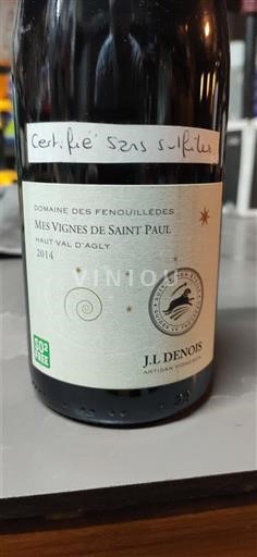 Roussillon Côtes du Roussillon Villages Domaine Des Fenouillèdes Mes Vignes de Saint Paul 2014